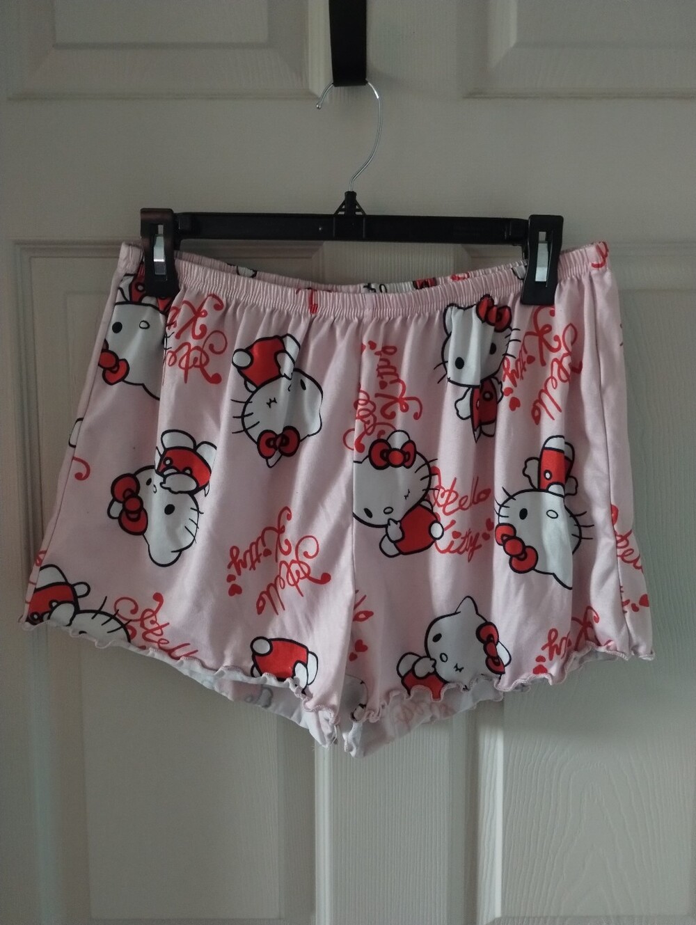 Hello Kitty Light Pink Pajama Shorts Size XL